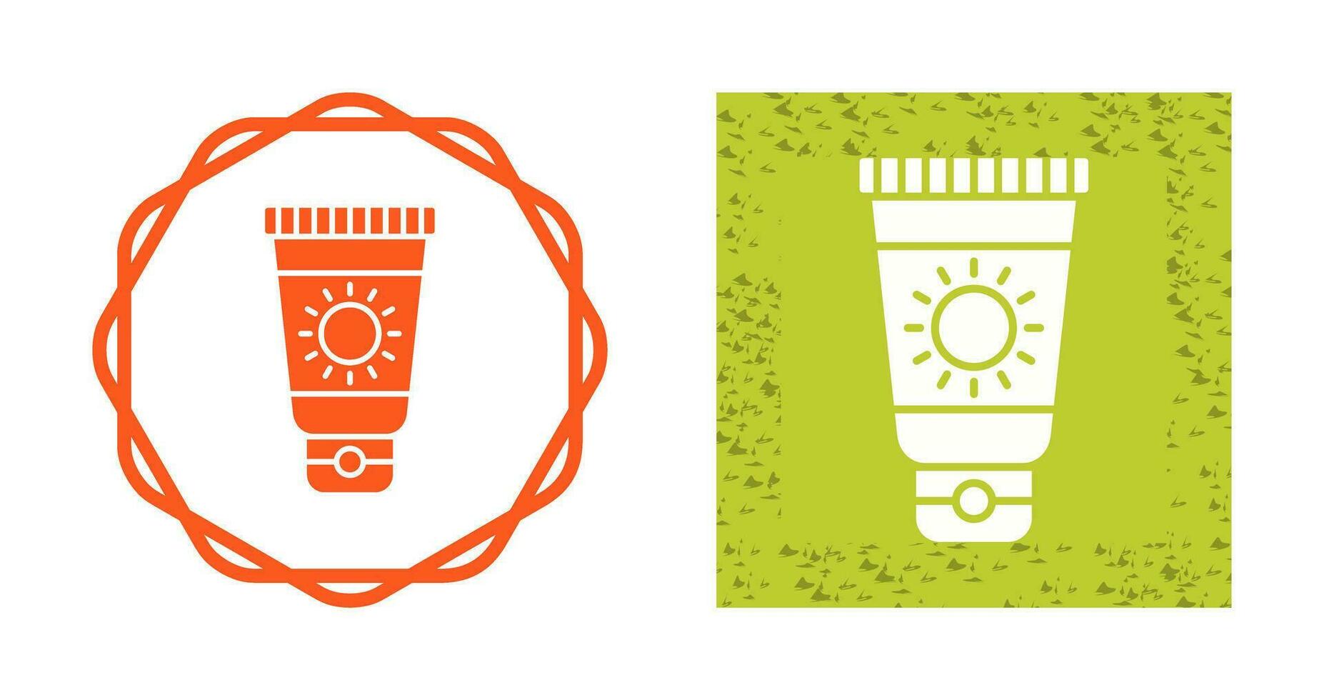 Sun Cream Vector Icon