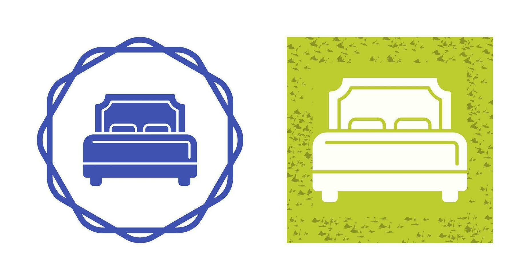 Hotel Bed Vector Icon