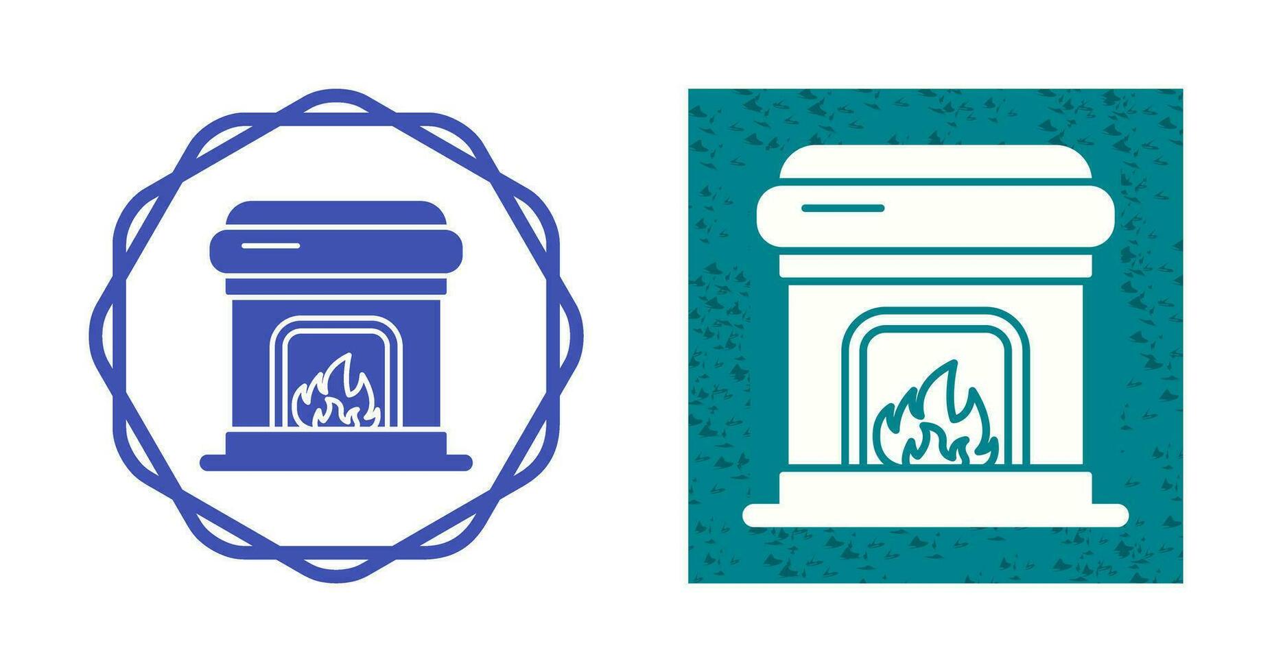 Fireplace Vector Icon