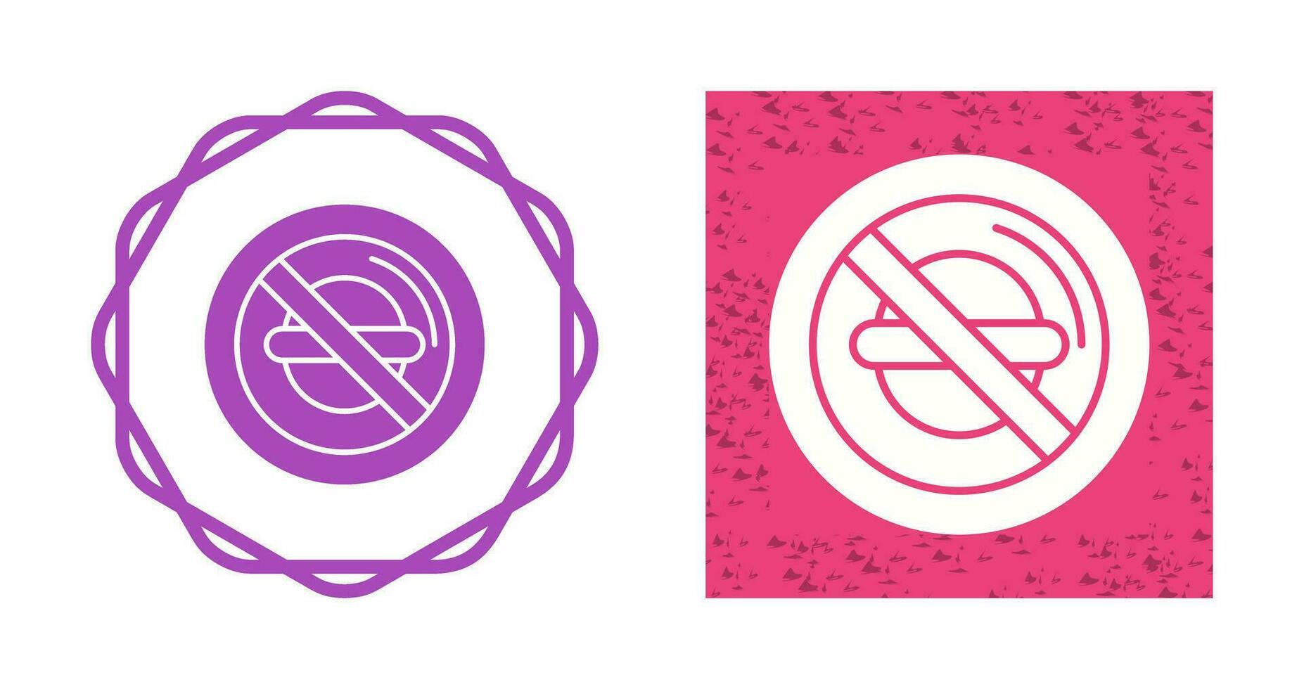 No Food Vector Icon