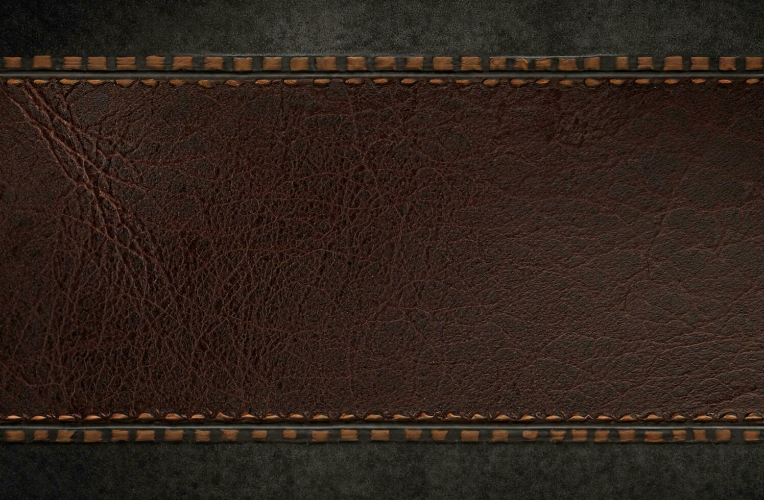 Brown leather texture background photo