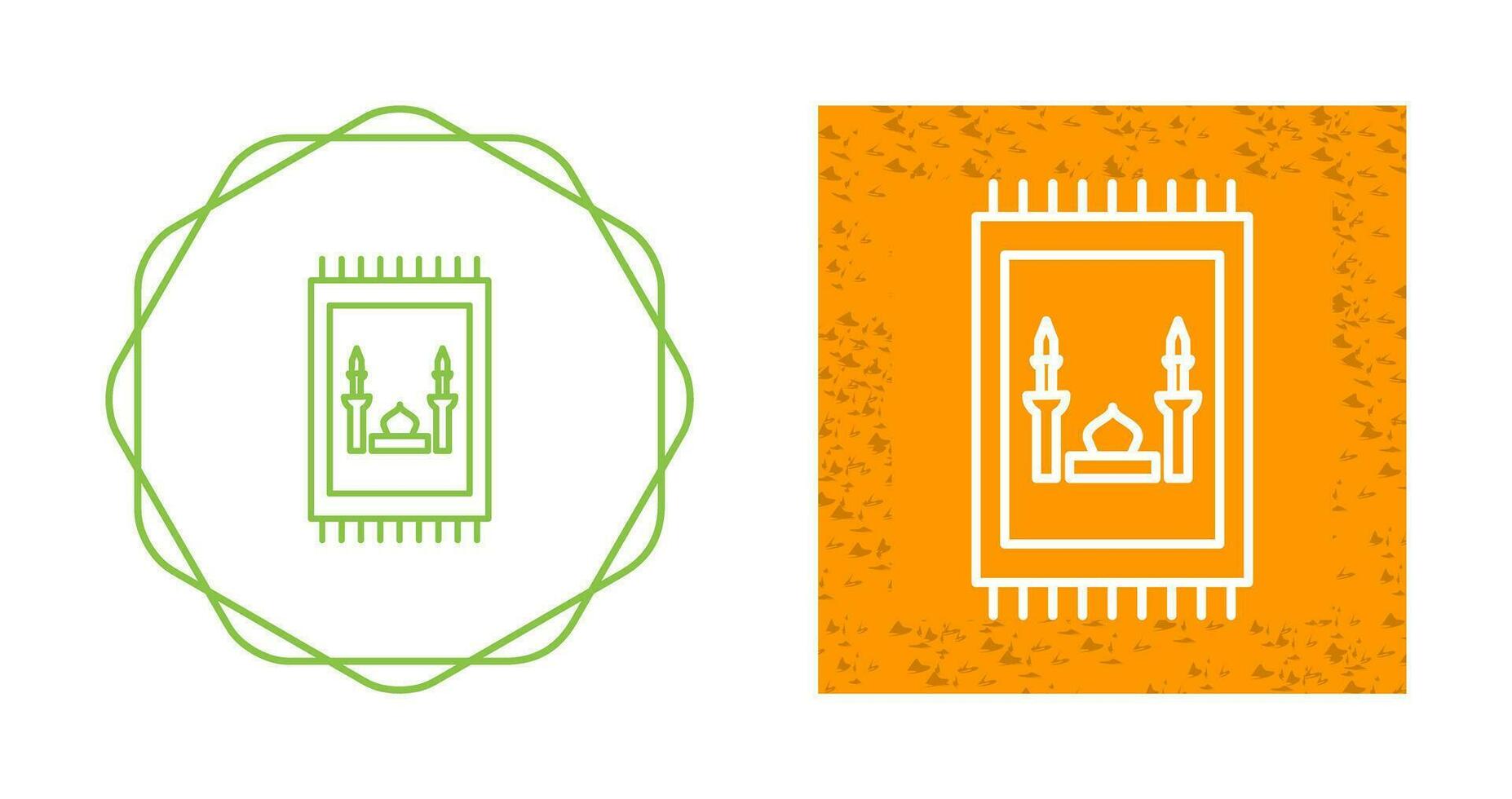 Prayer Rug Vector Icon