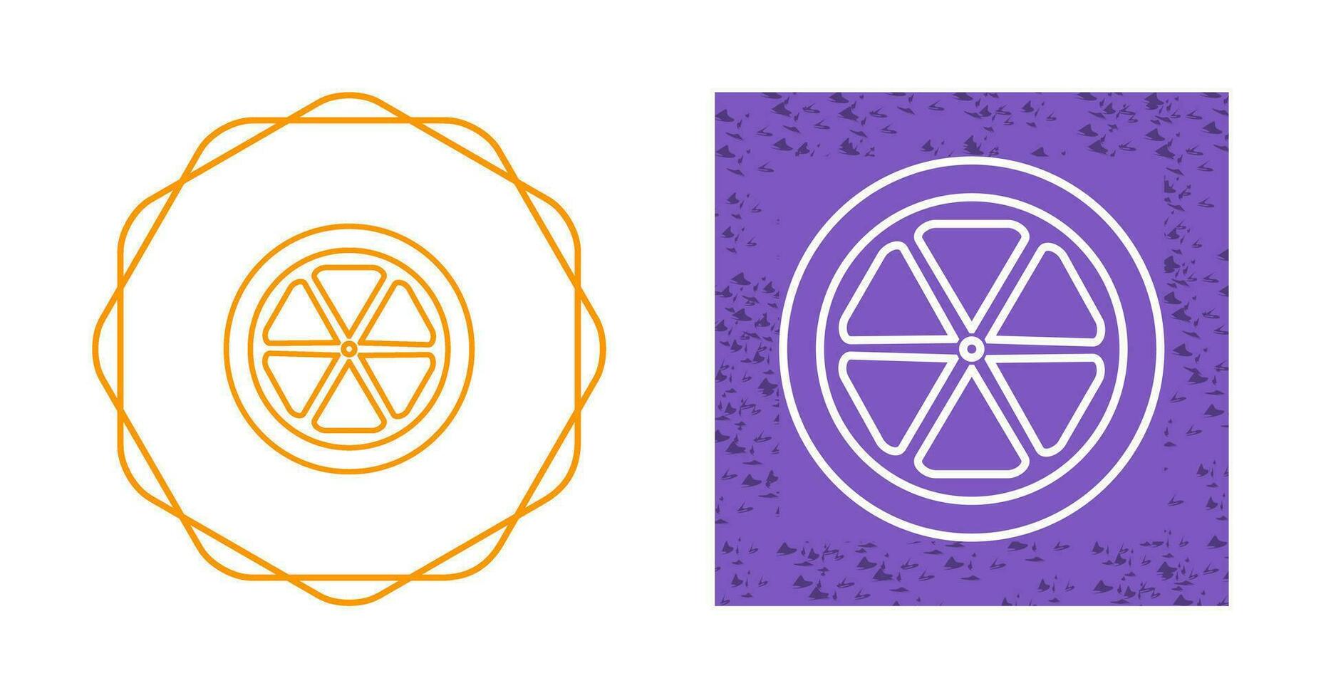 Orange slice Vector Icon