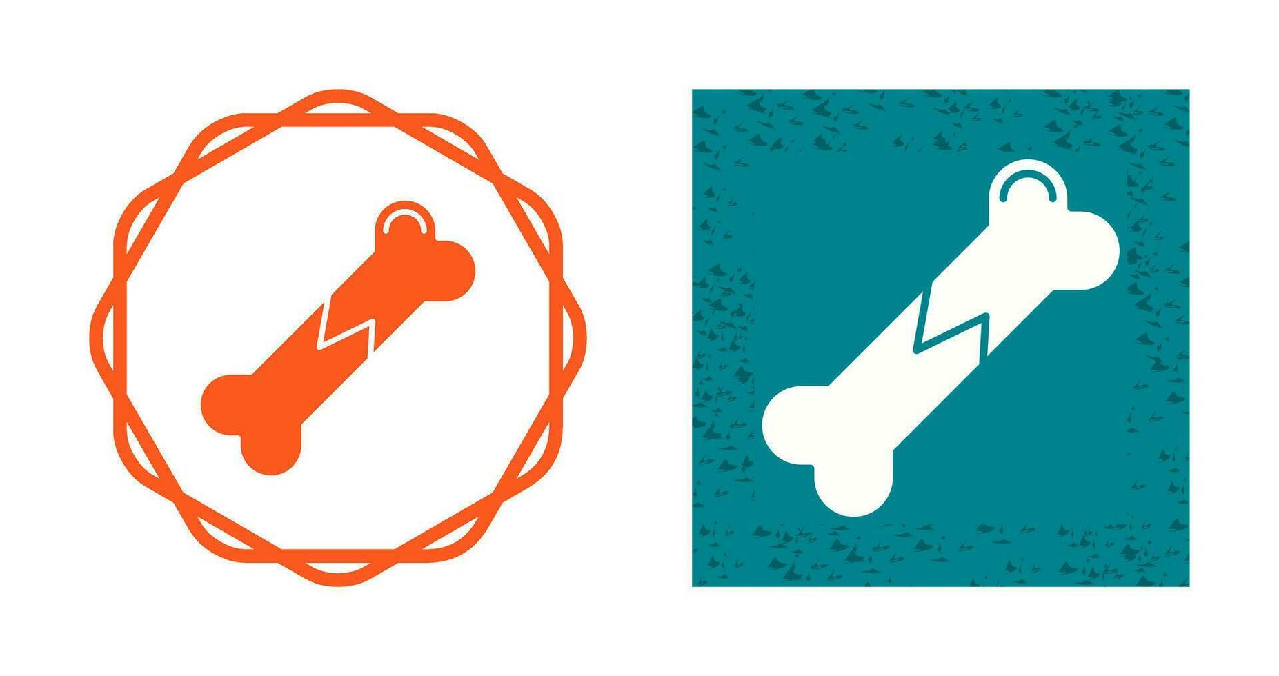 Broken Bone Vector Icon