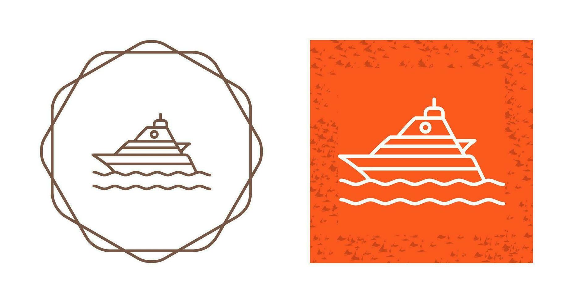 Yacht Vector Icon