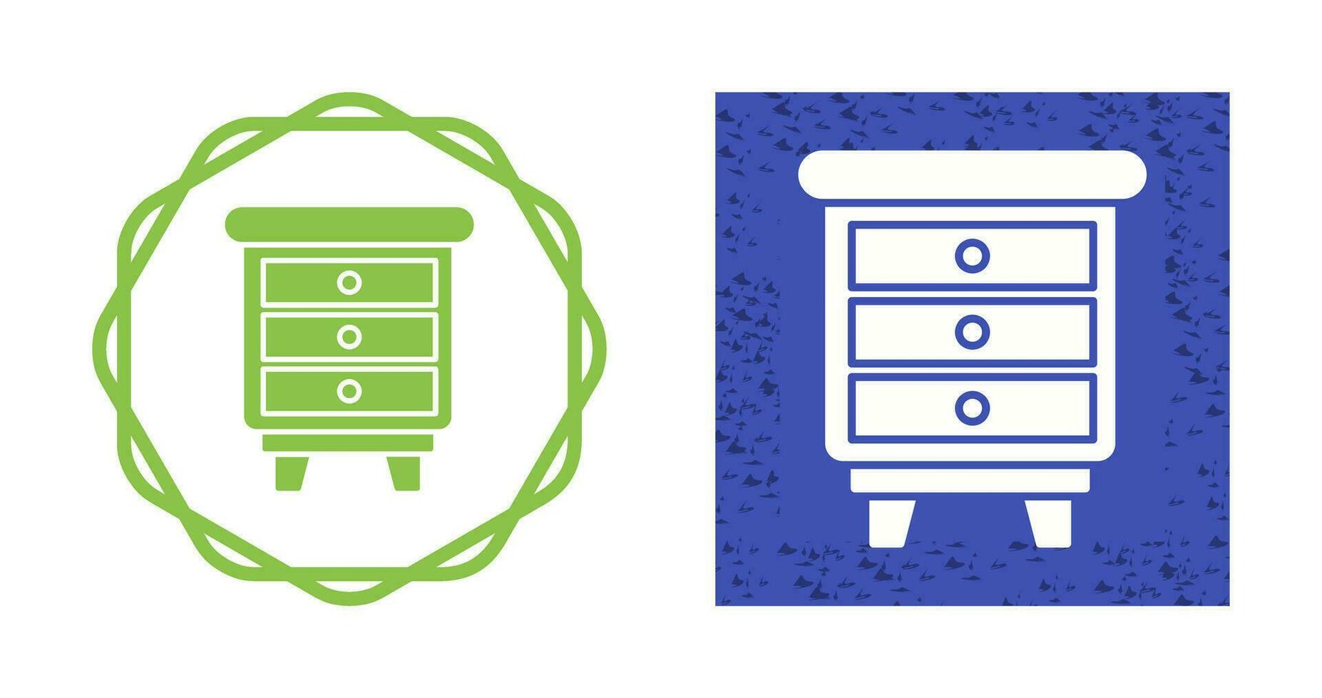 Chest Of Drawers Vector Icon