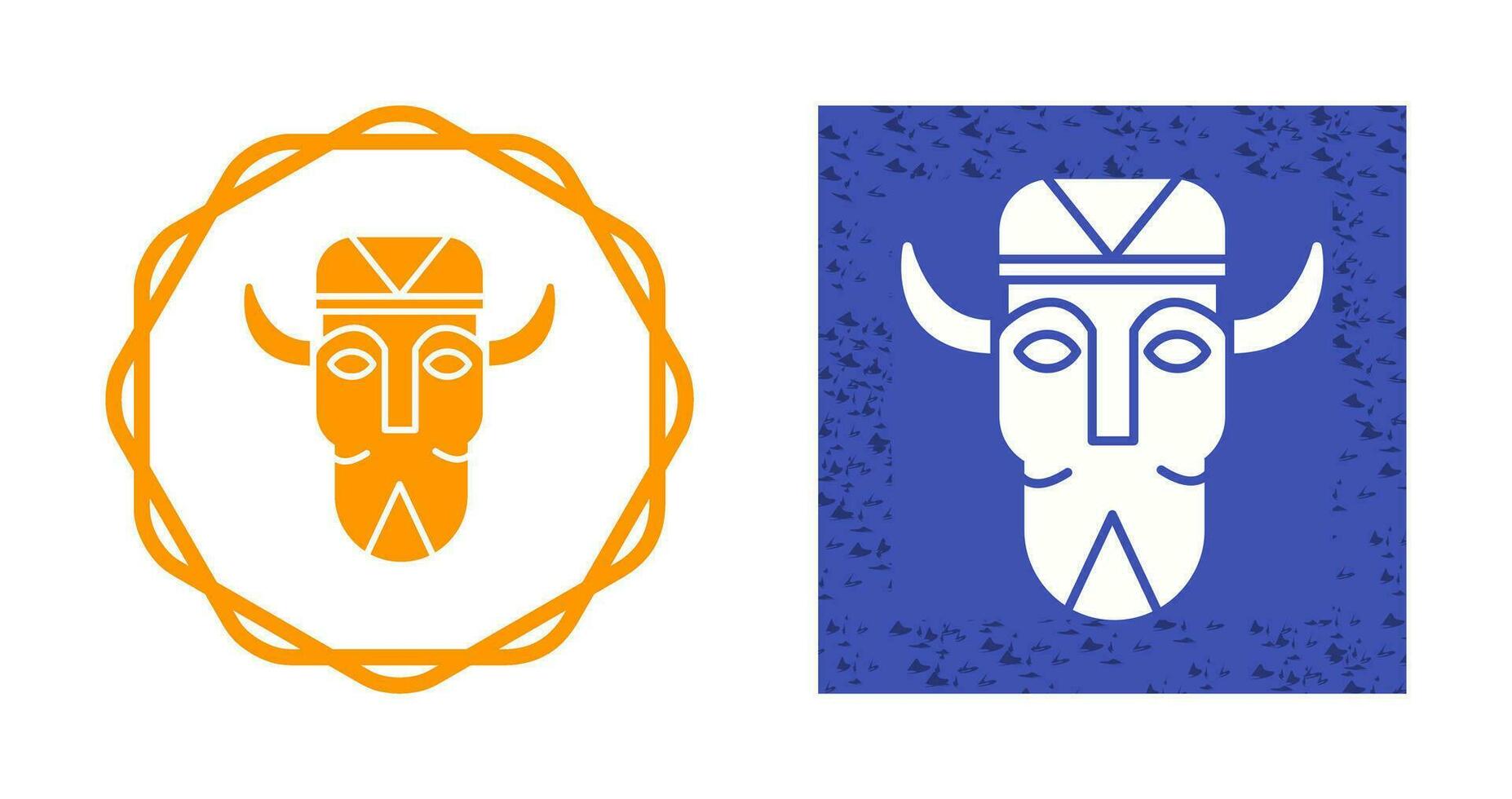 African Mask Vector Icon