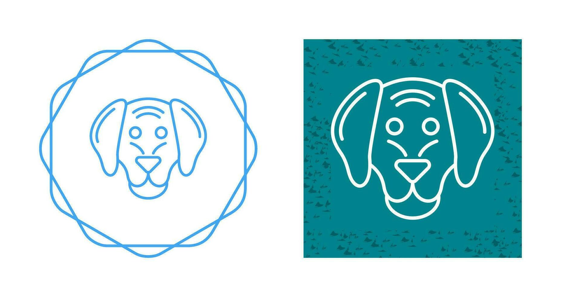 icono de vector de perro