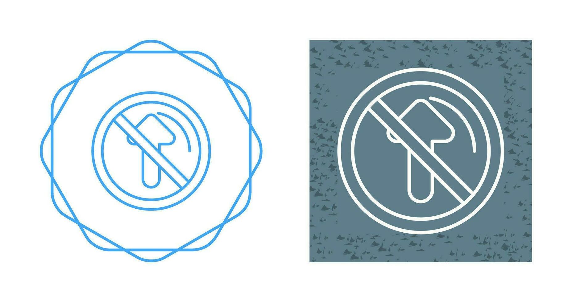 No Passing Vector Icon