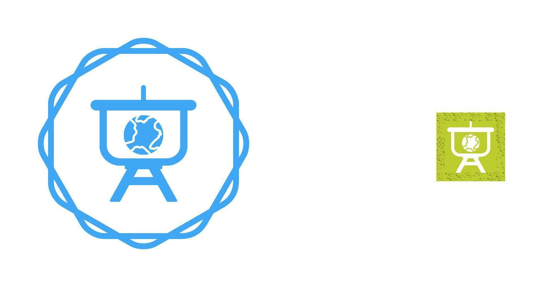 World Presentation Vector Icon