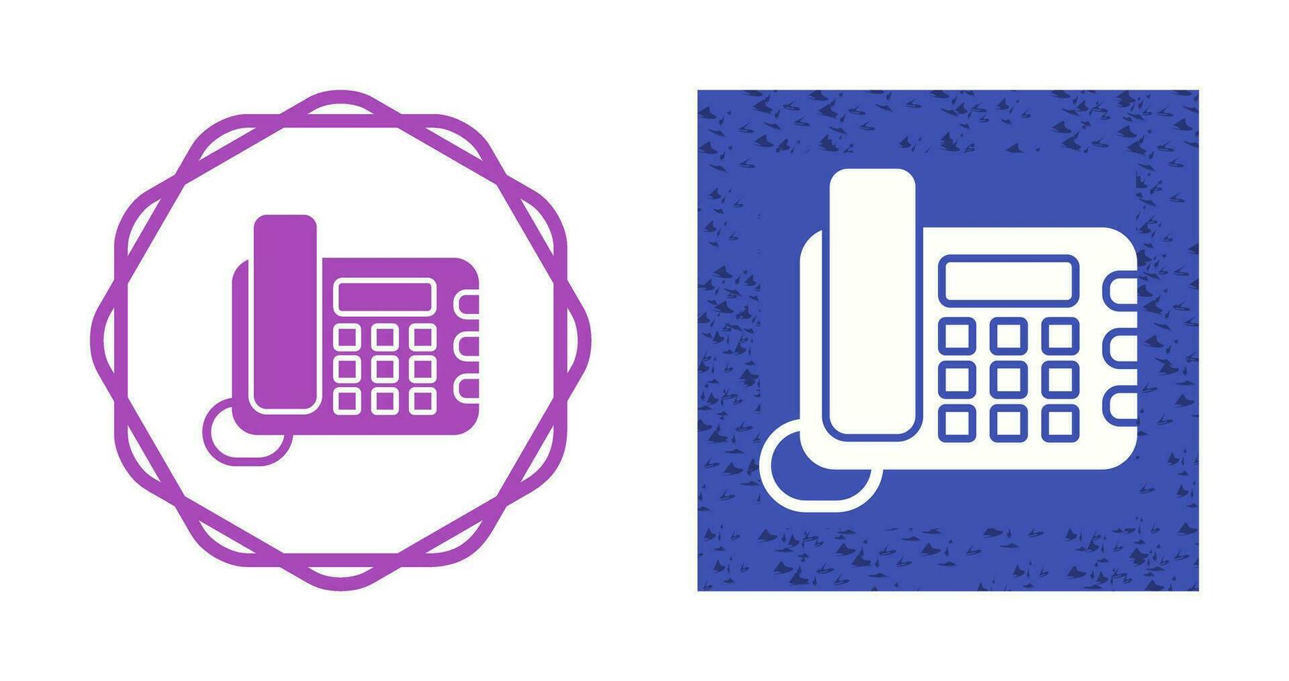 Land Line Phone Vector Icon