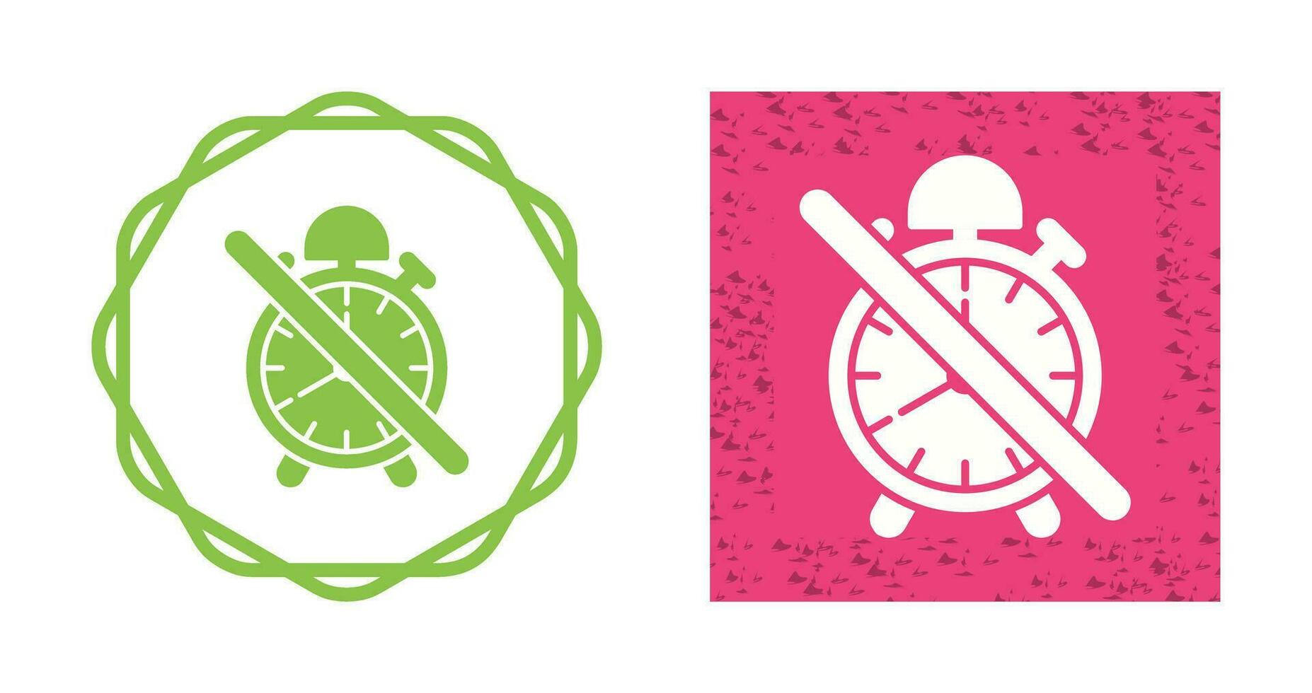 No Alarm Vector Icon