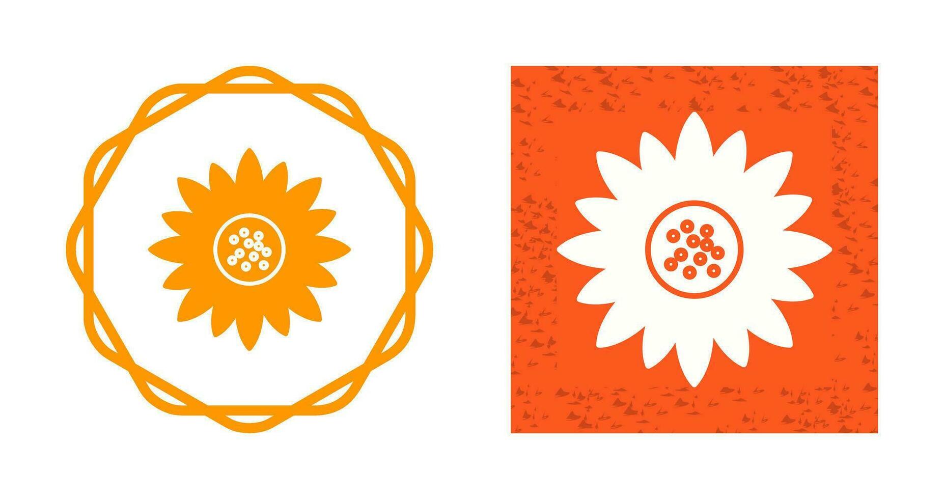 Sunflower Vector Icon