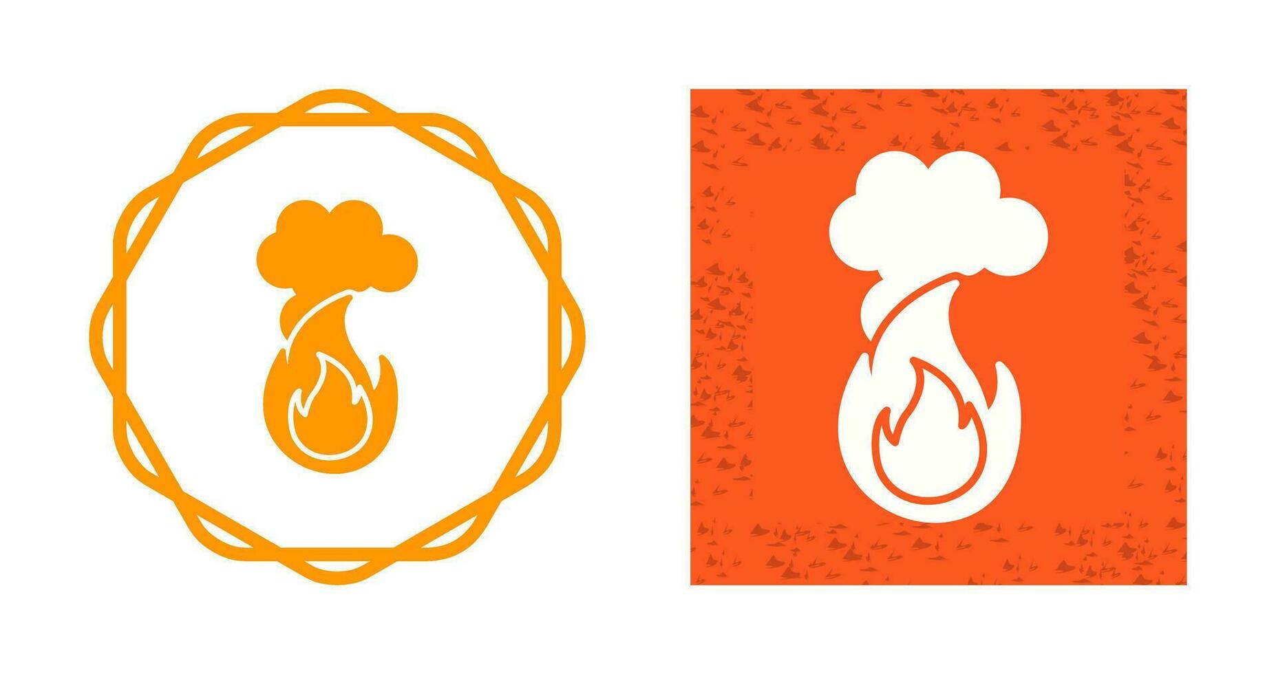 Fire Pollution Vector Icon