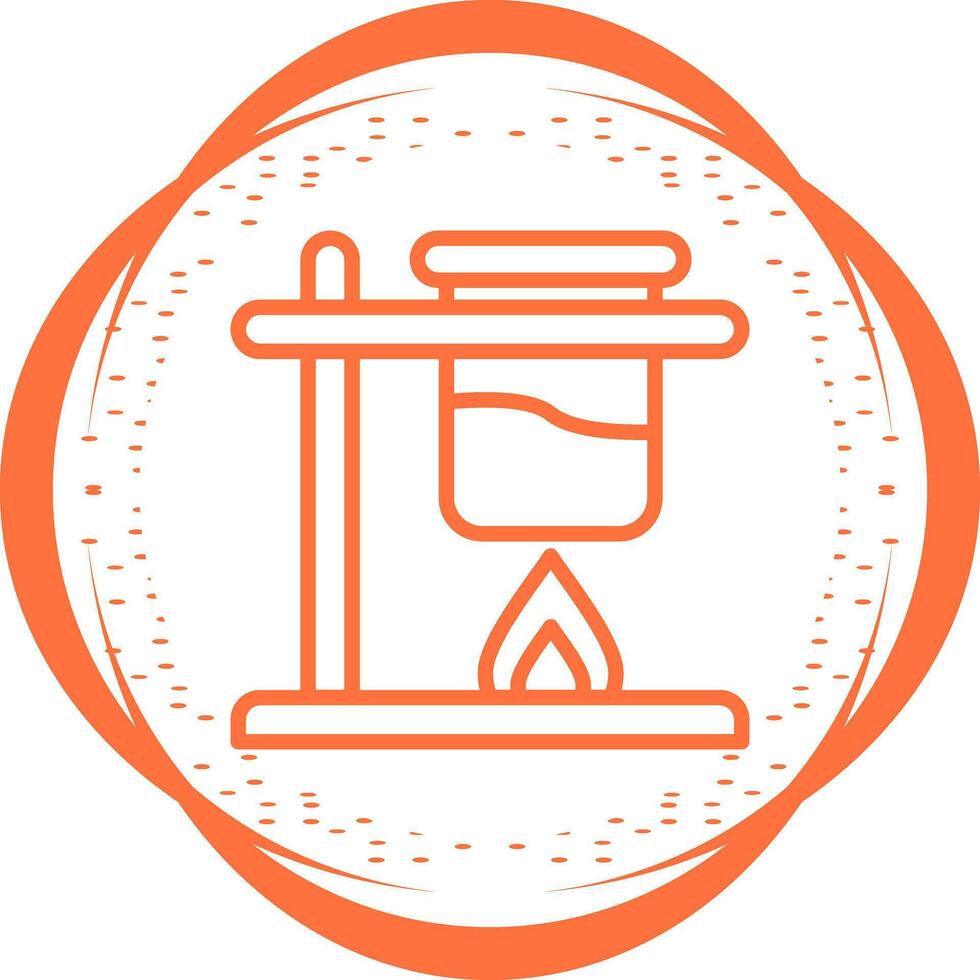 Bunsen Burner Vector Icon