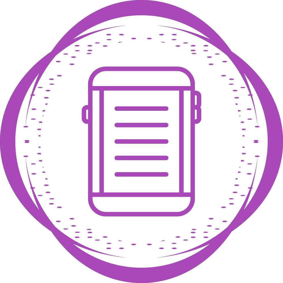 E-reader Vector Icon