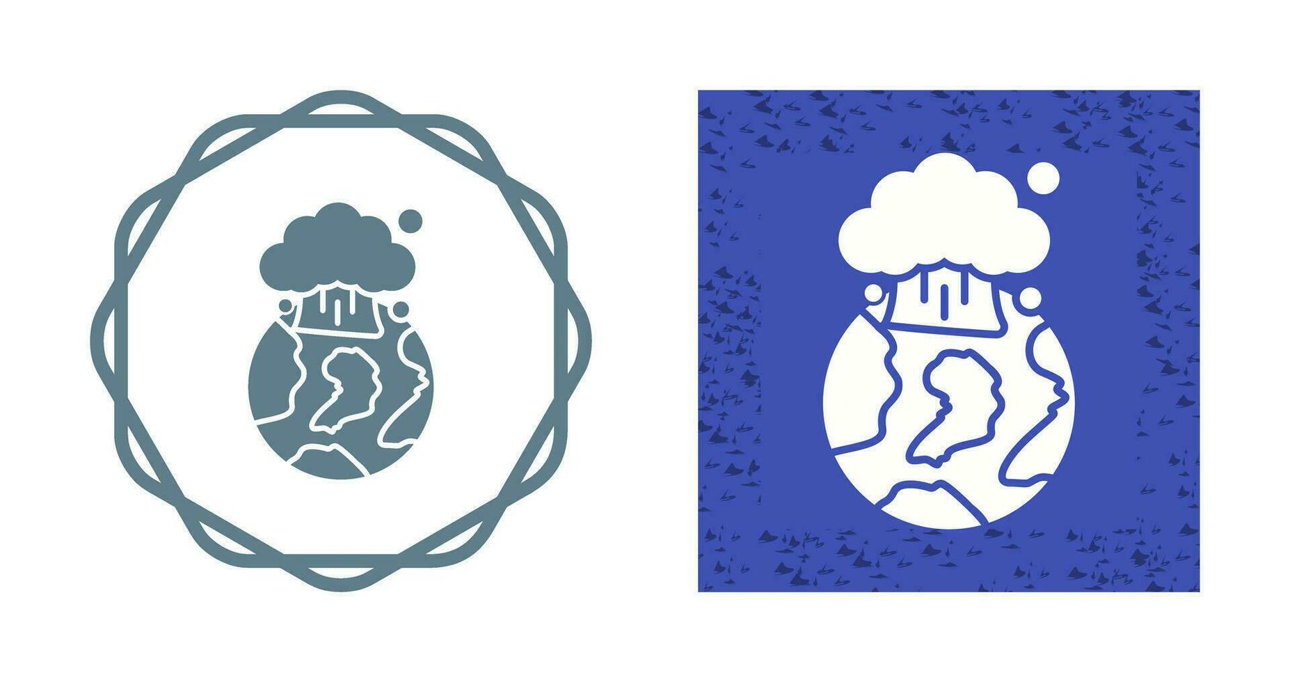 Nuclear Explosion Vector Icon