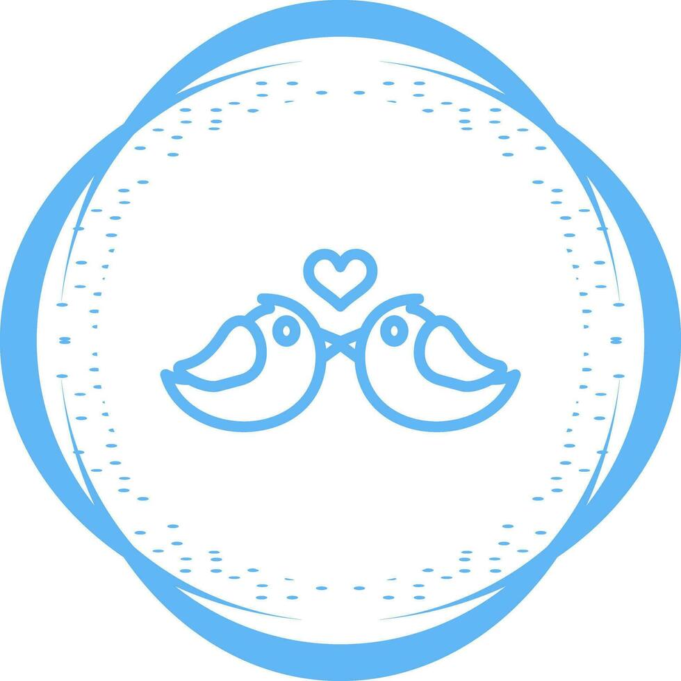 Lovebirds Vector Icon