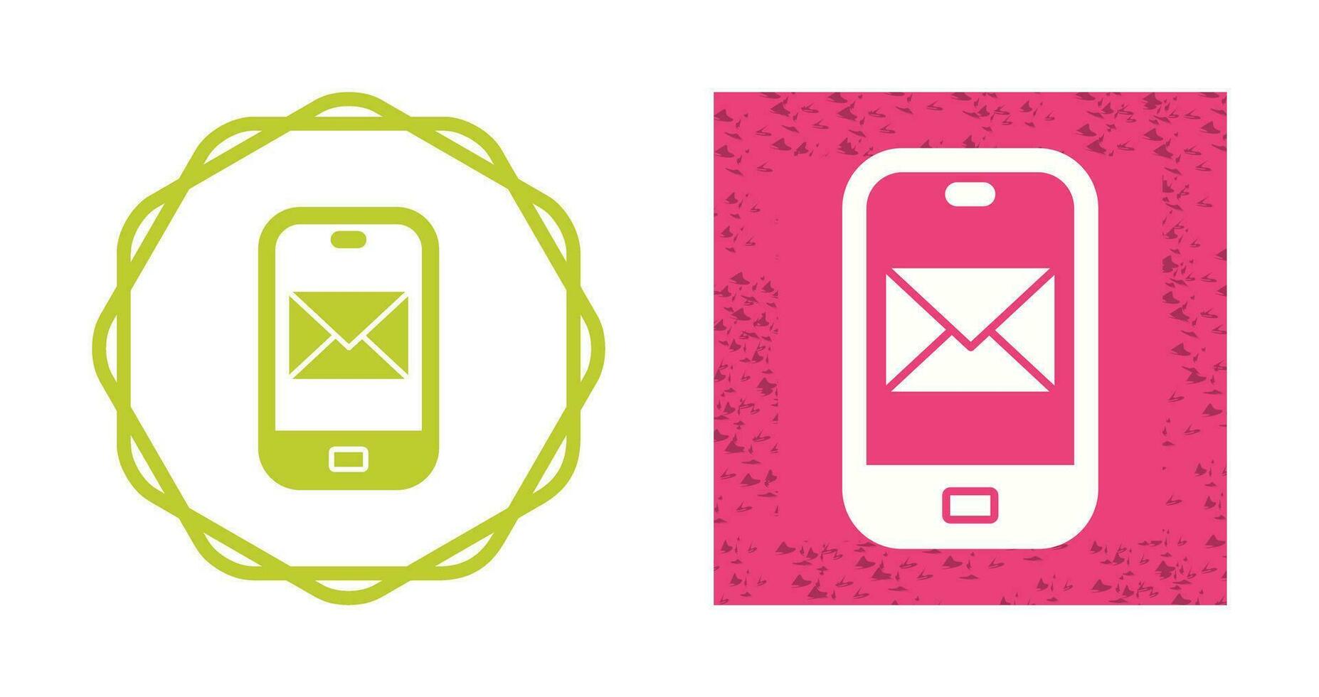 Smartphone mail Vector Icon