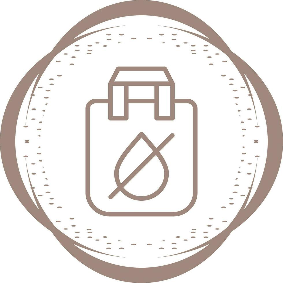 Waterproof bag Vector Icon