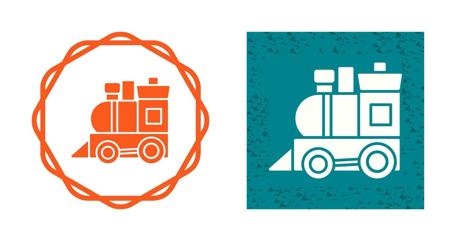 Toy Train Vector Icon