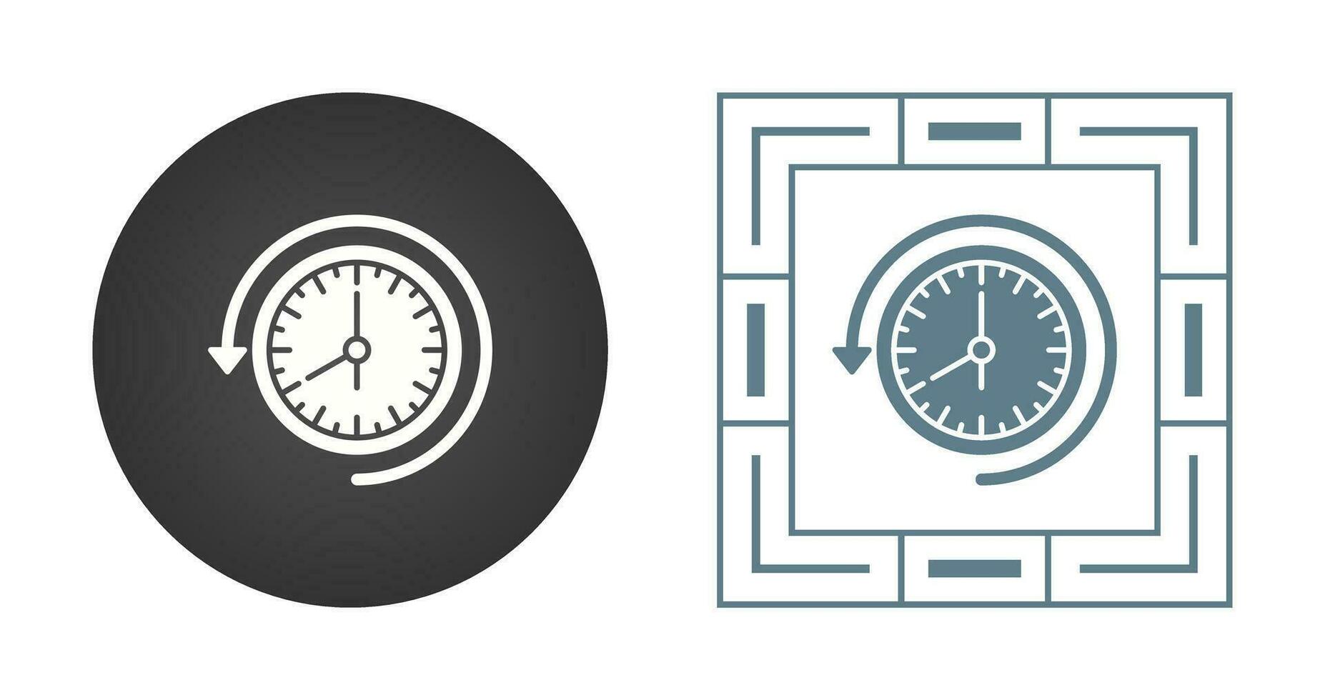 Past Time Vector Icon