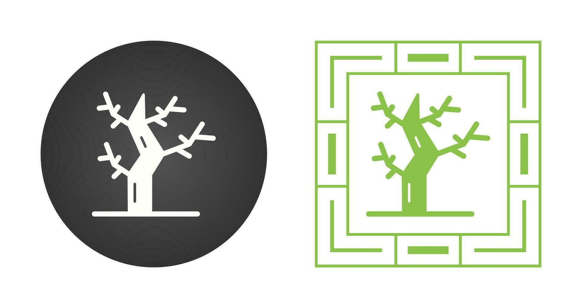Dry Tree Vector Icon