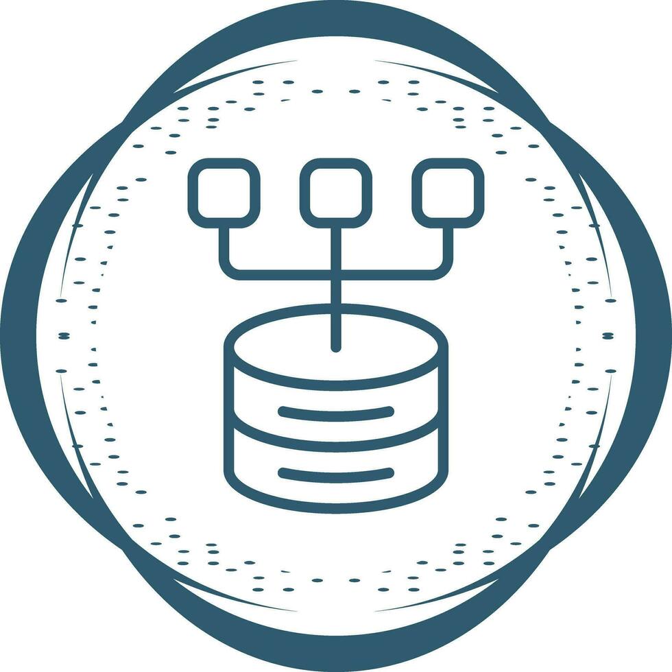 Data Modeling Vector Icon