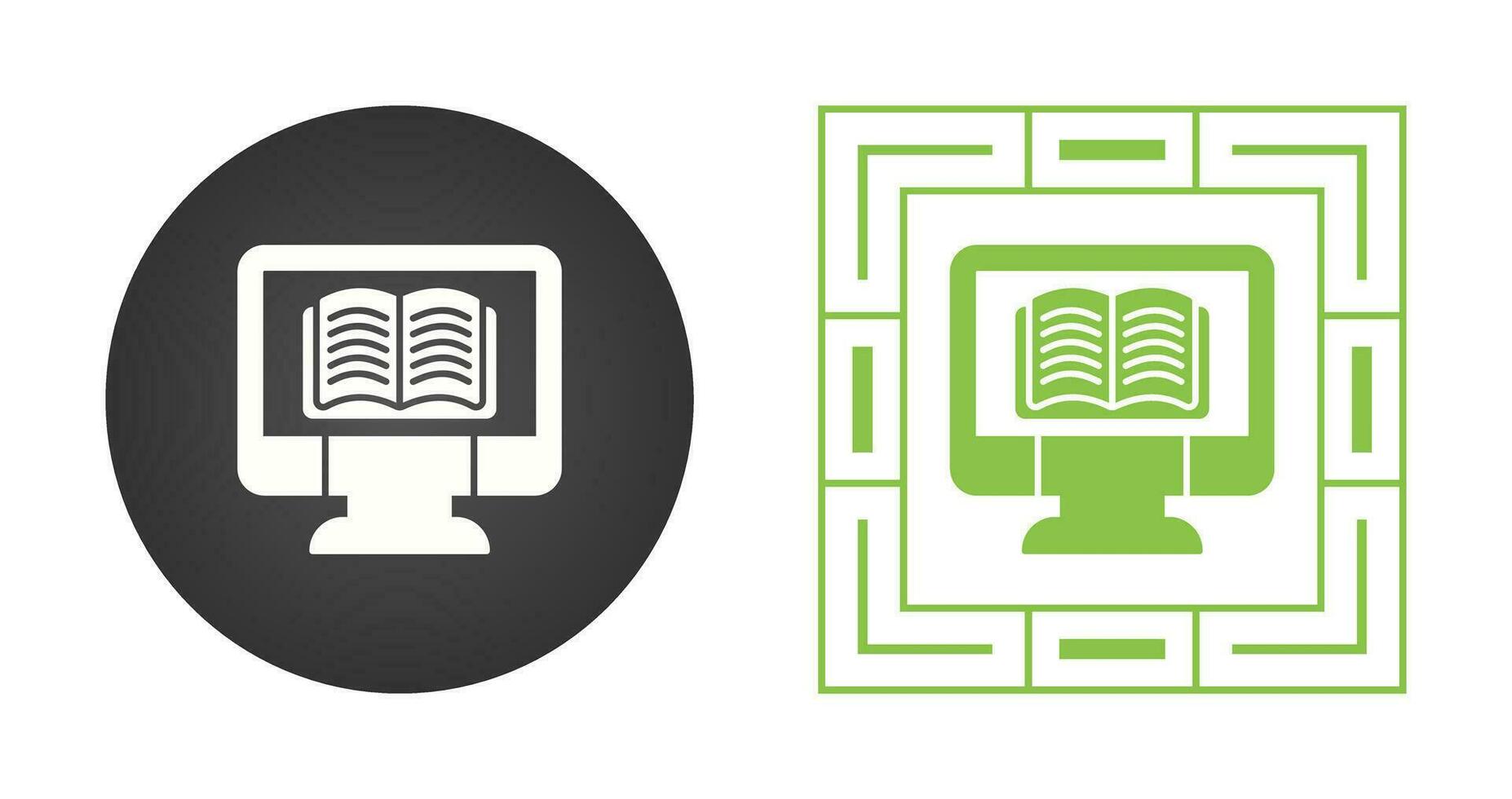 Online Learning Vector Icon