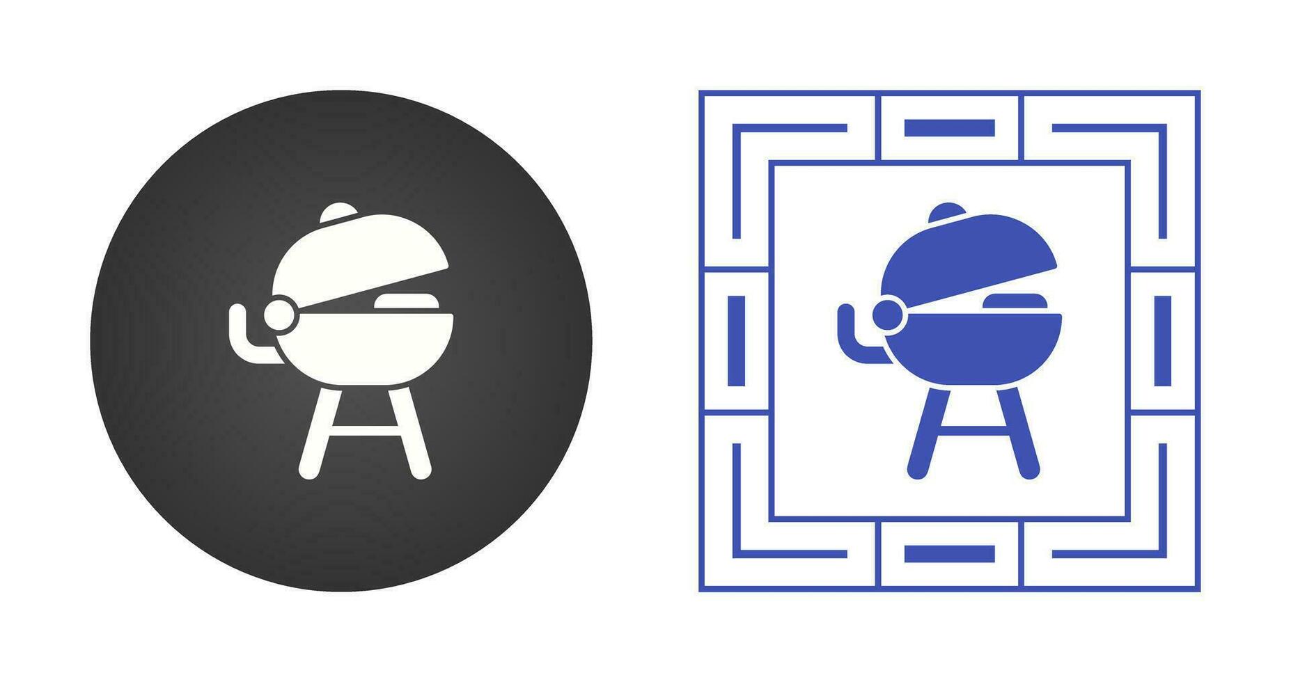 Grilled Vector Icon