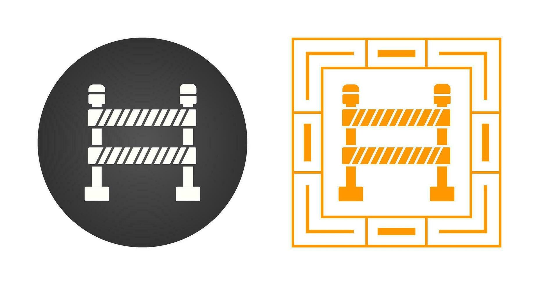 Police Line Vector Icon