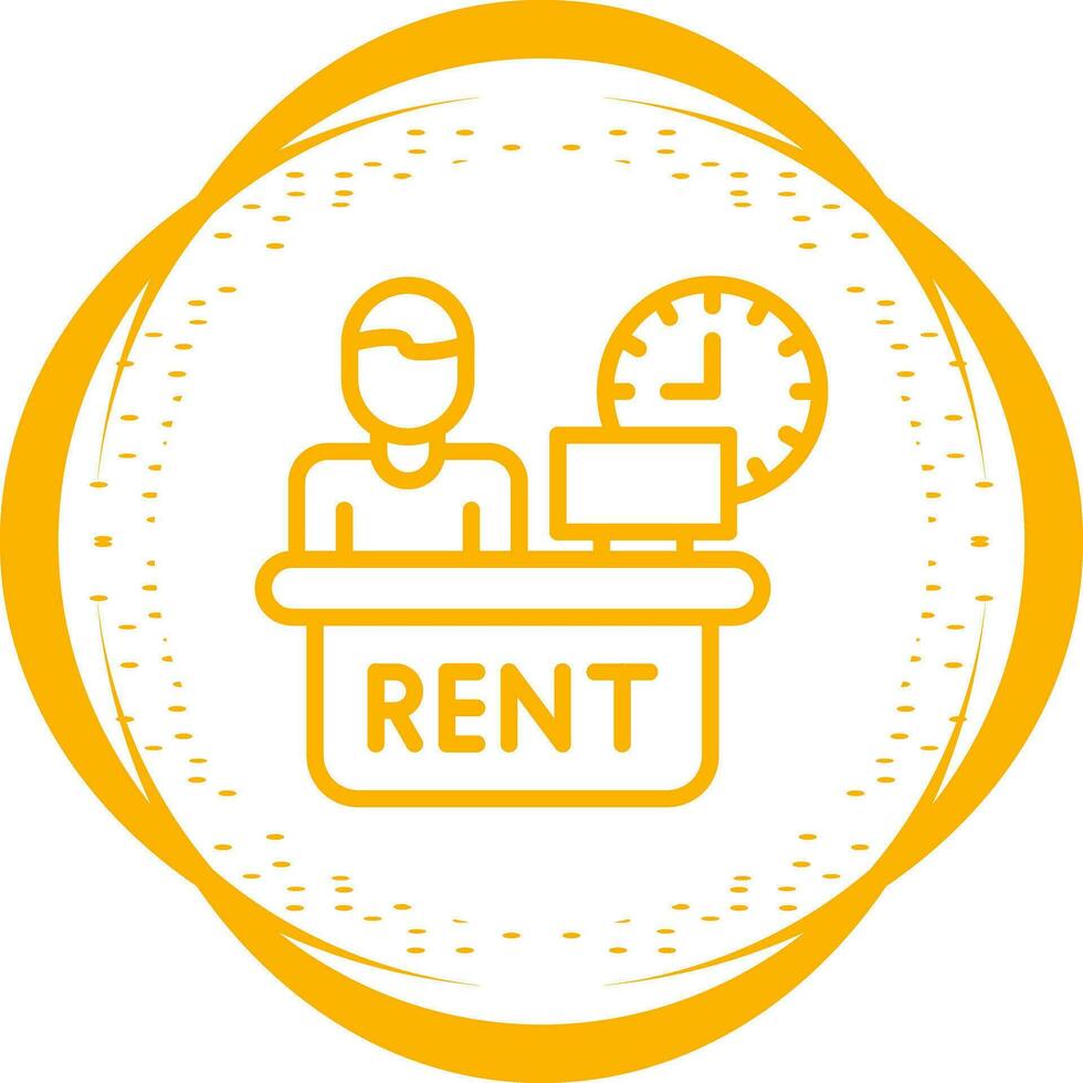 Rental Service Vector Icon