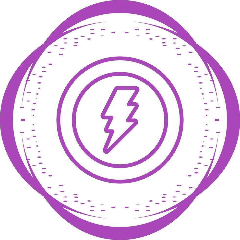 Lightning bolt Vector Icon