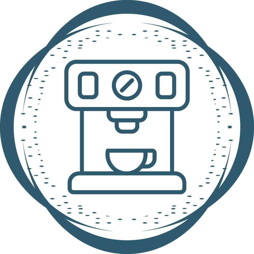 Coffee Maker with Wi-Fi Vector Icon