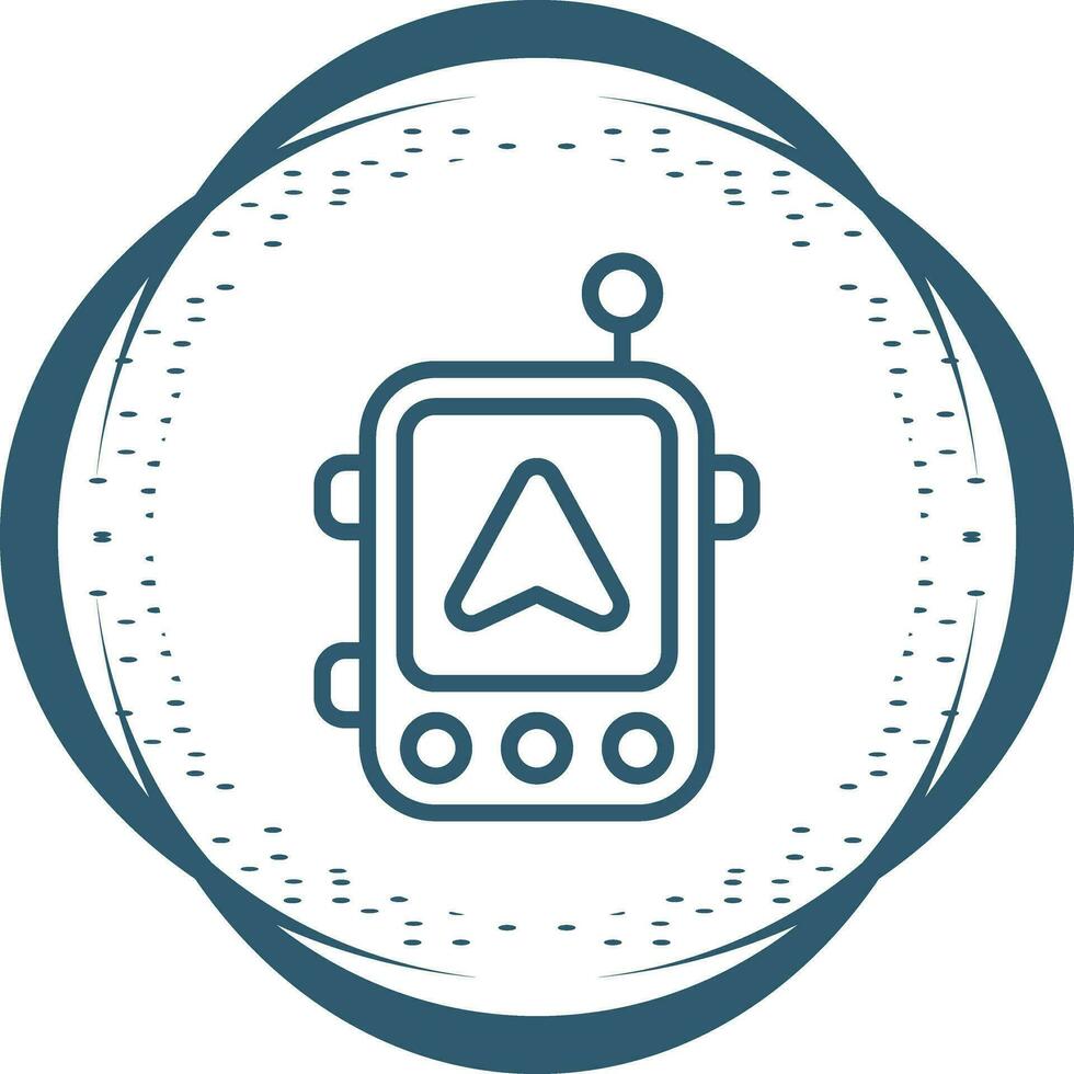 GPS Navigation Device Vector Icon