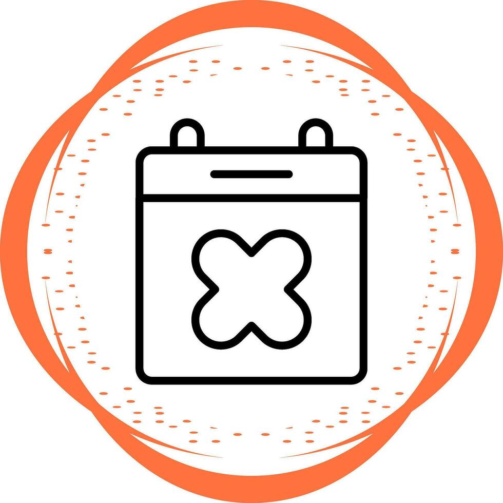 Calendar Xmark Vector Icon