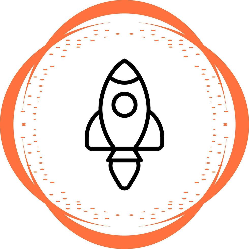 Rocket Lunch Vector Icon