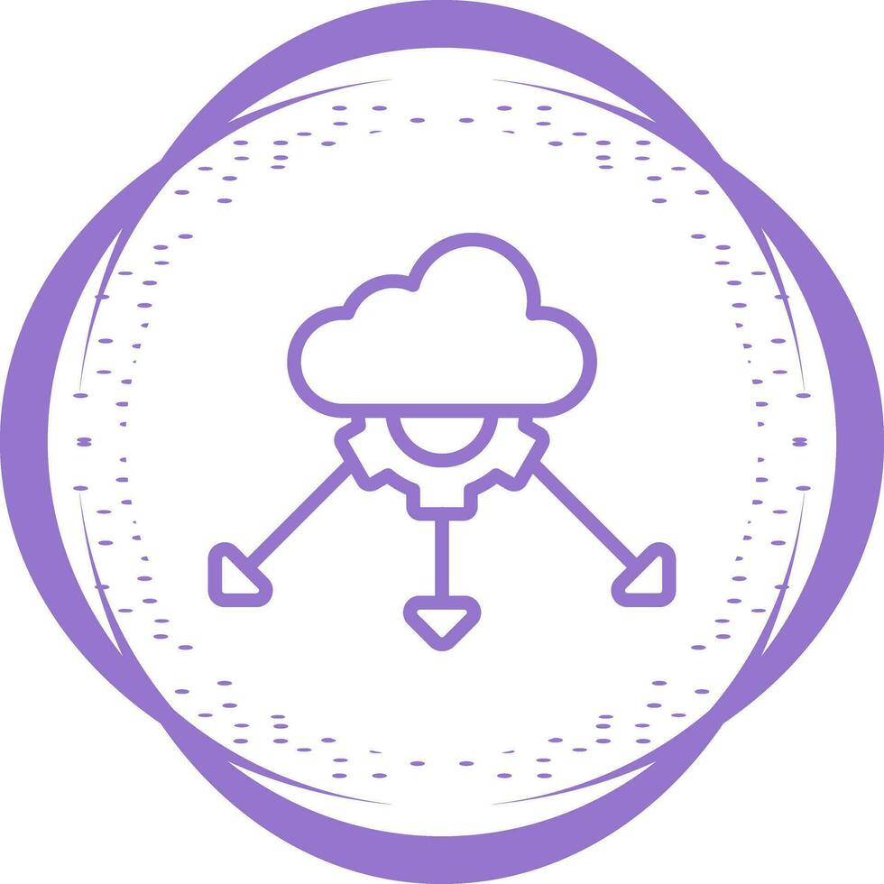 Network Load Balancing Vector Icon