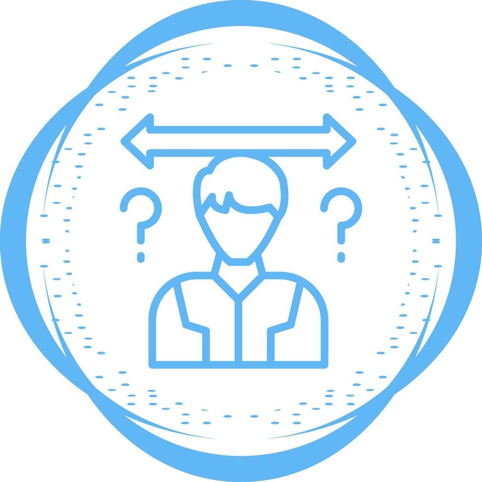 Uncertainty Vector Icon