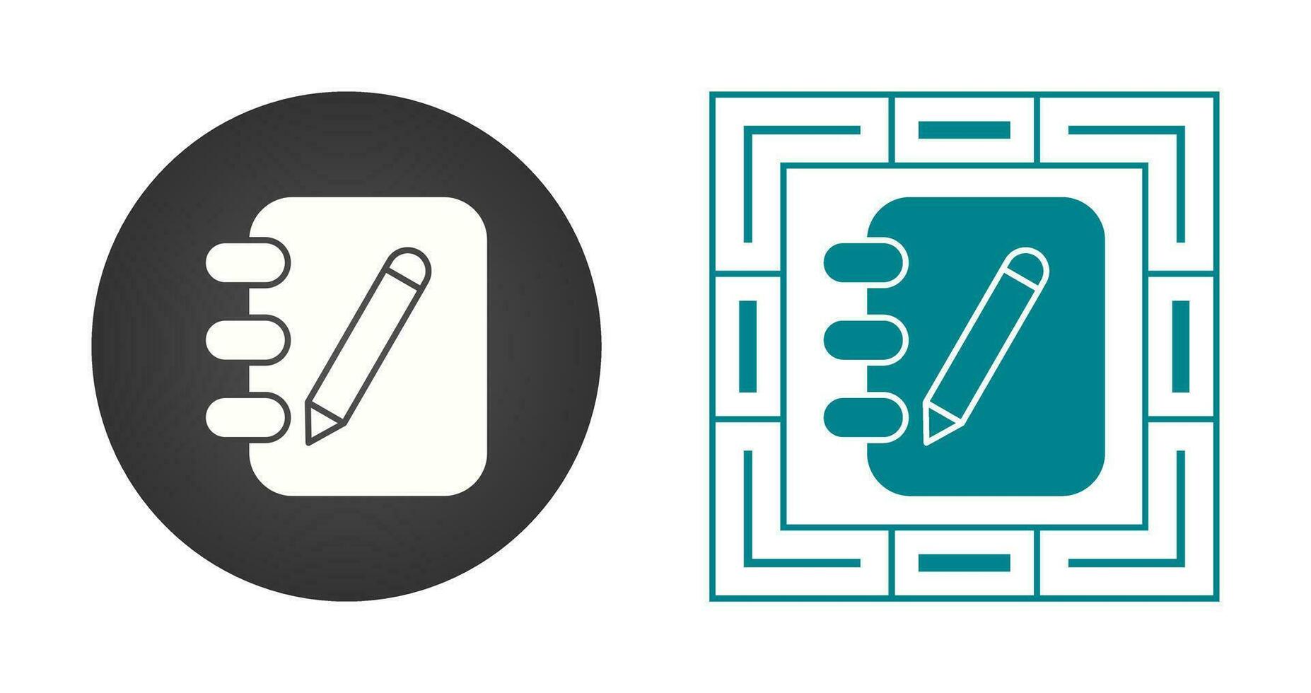 Notebook Vector Icon