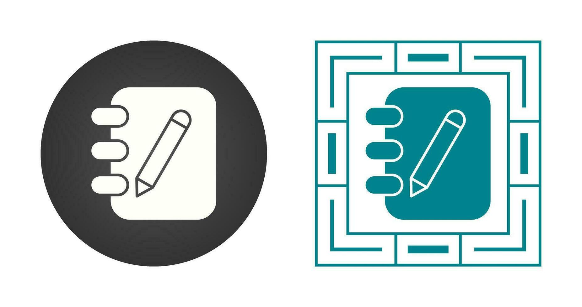 Notebook Vector Icon