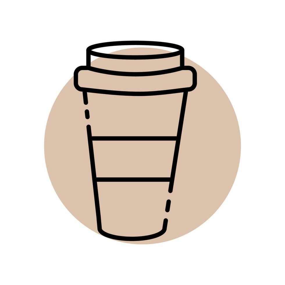 Vector coffee cup icon