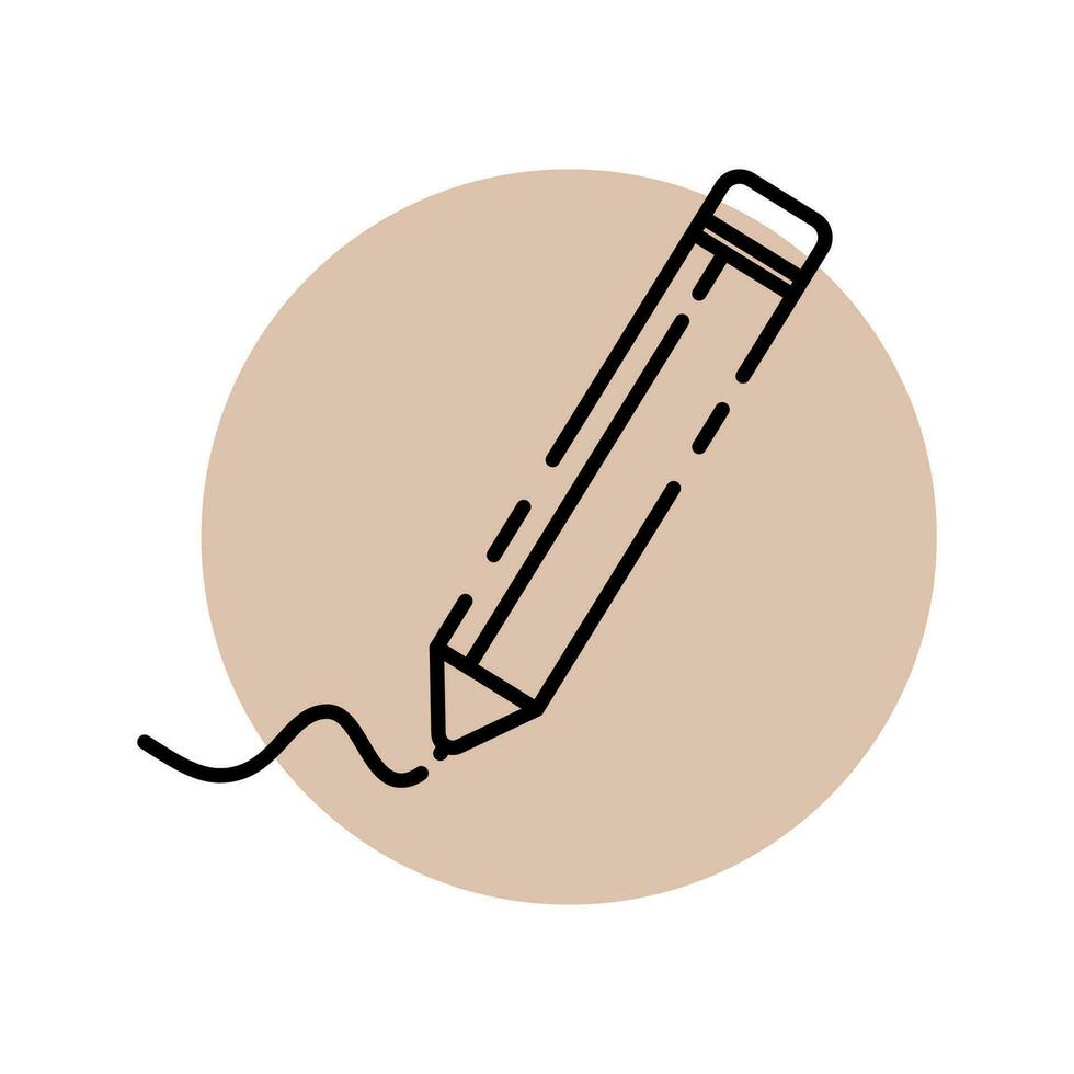 Vector pencil icon