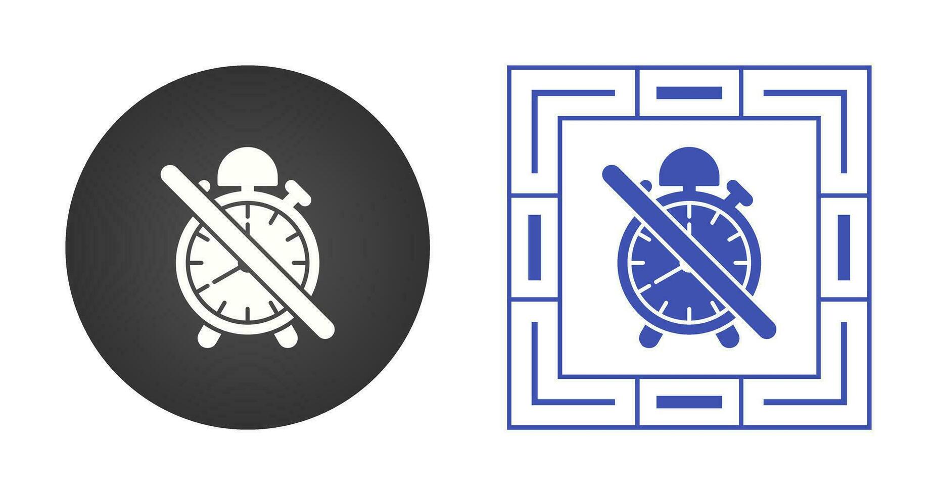 No Alarm Vector Icon