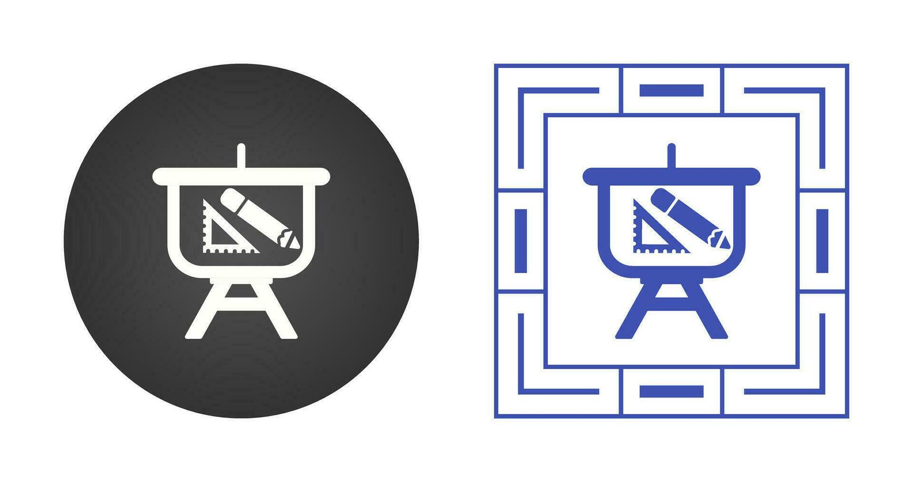 Designing Presentation Vector Icon