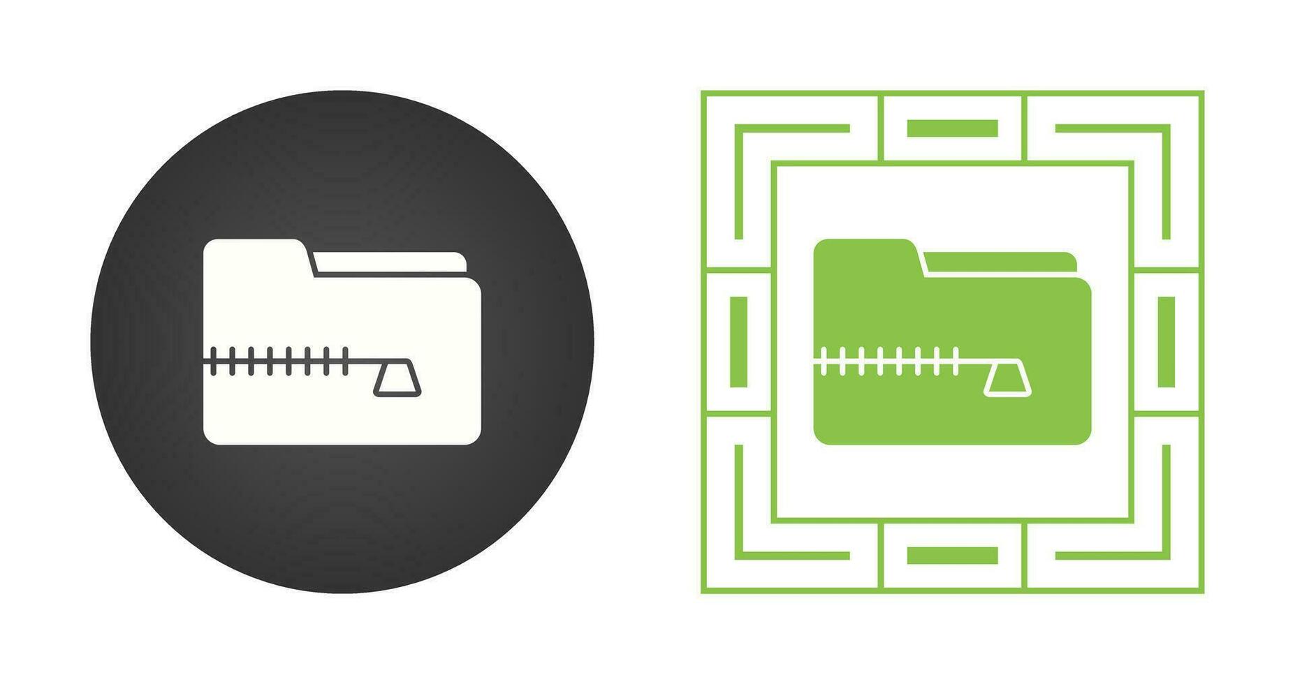 Zip File Vector Icon
