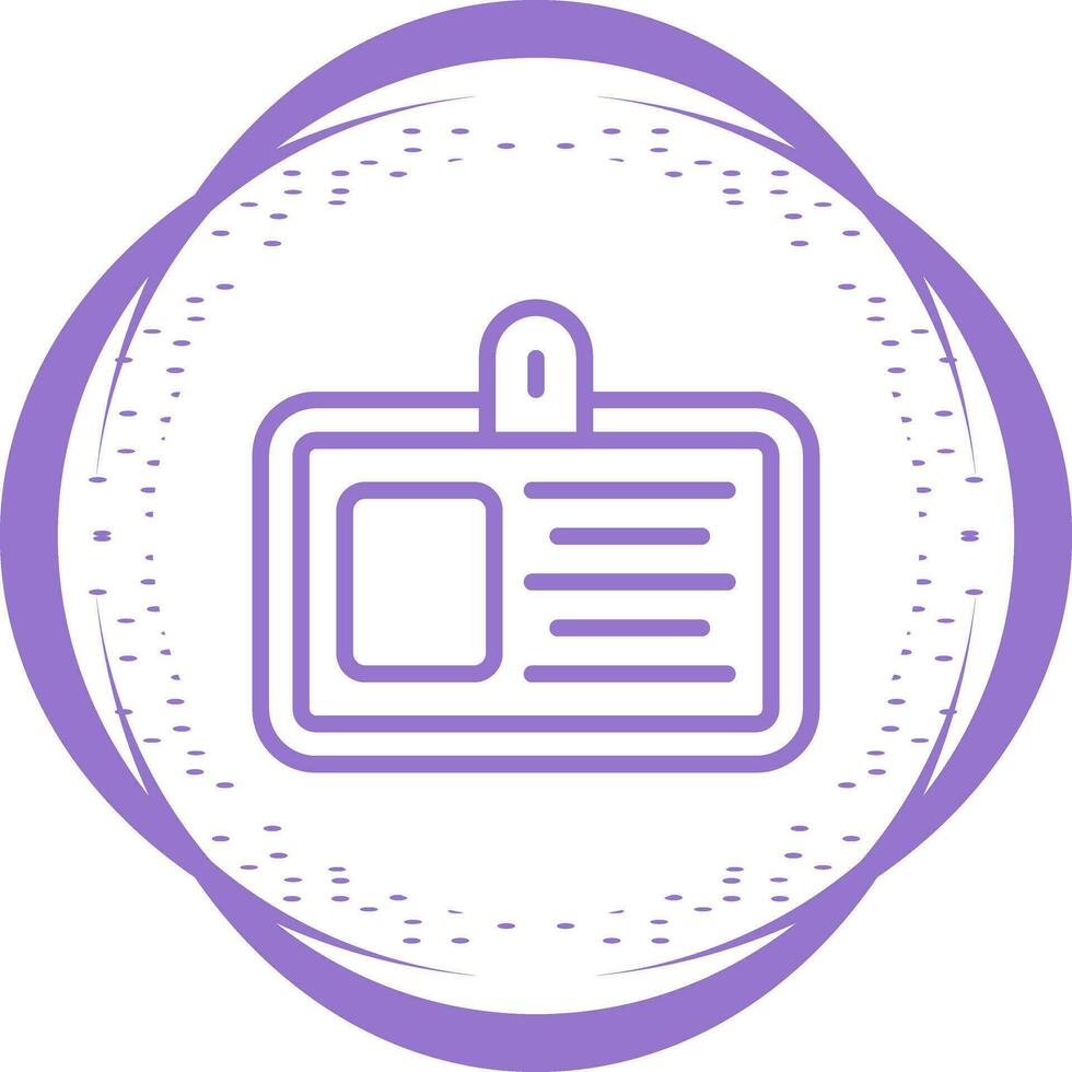 ID Card Vector Icon