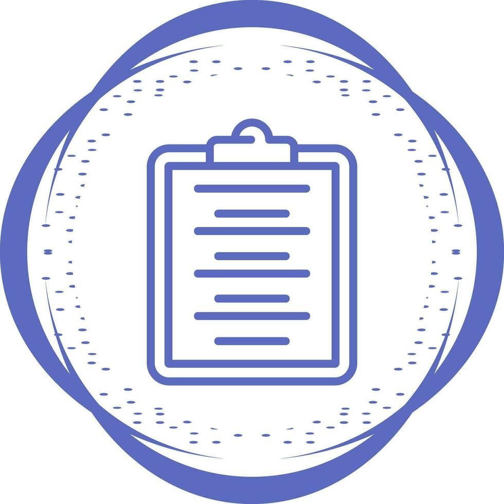 Writing Pad Vector Icon
