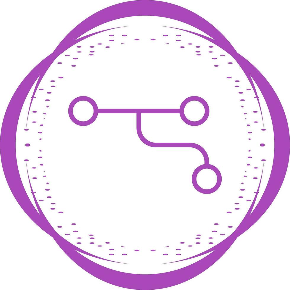 Divergence Vector Icon