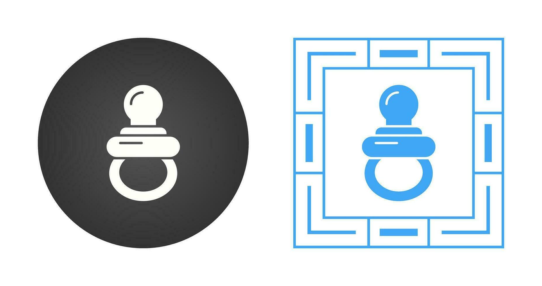 Pacifier Vector Icon
